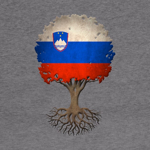 Tree of Life with Slovenian Flag by jeffbartels